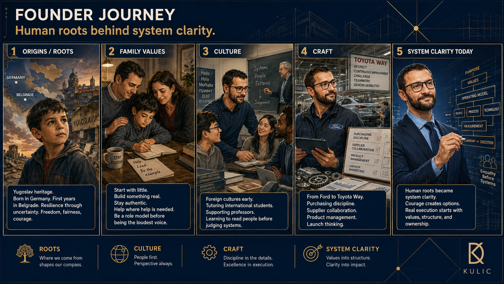 Founder Journey - human roots behind system clarity