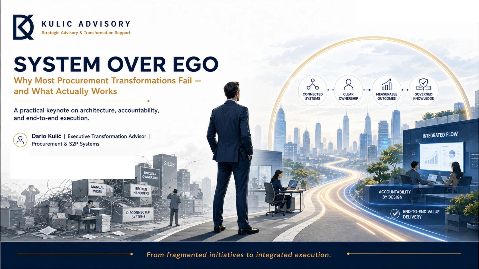 System over Ego presentation cover.